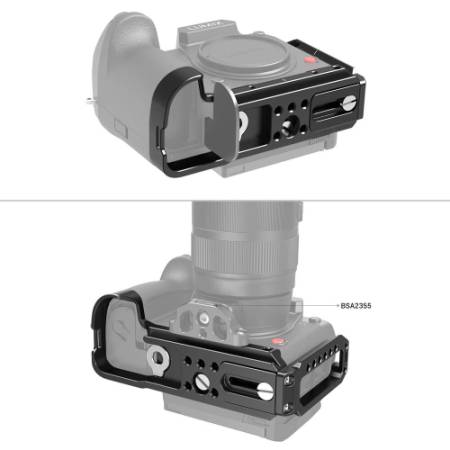 SmallRig LCP2655 - montażowa płytka L-kształtna do Panasonic S1H - przykład użycia